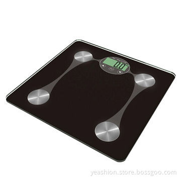 Electronic Body Fat Weighing Scale, Backlight LCD Display/Calories/Body Fat/Muscle/One Rate & BMI